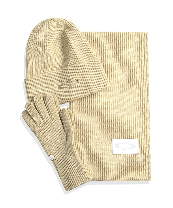 [SET] NOI1121 muffler + beanie + glove (beige)