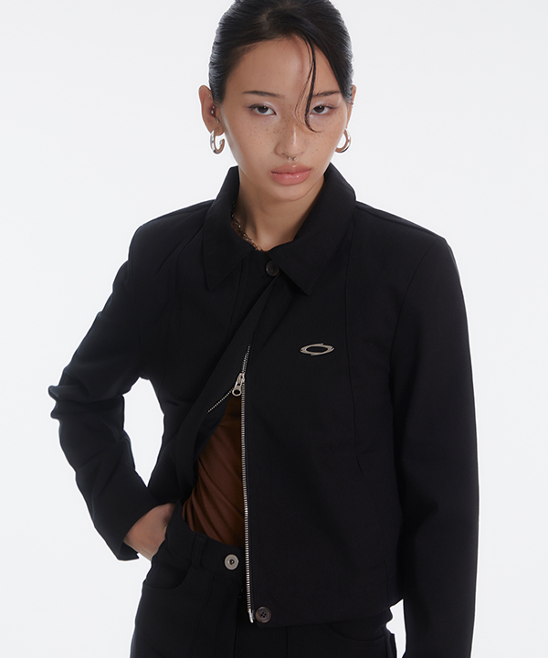 NOI1167 incision cotton jacket (black)